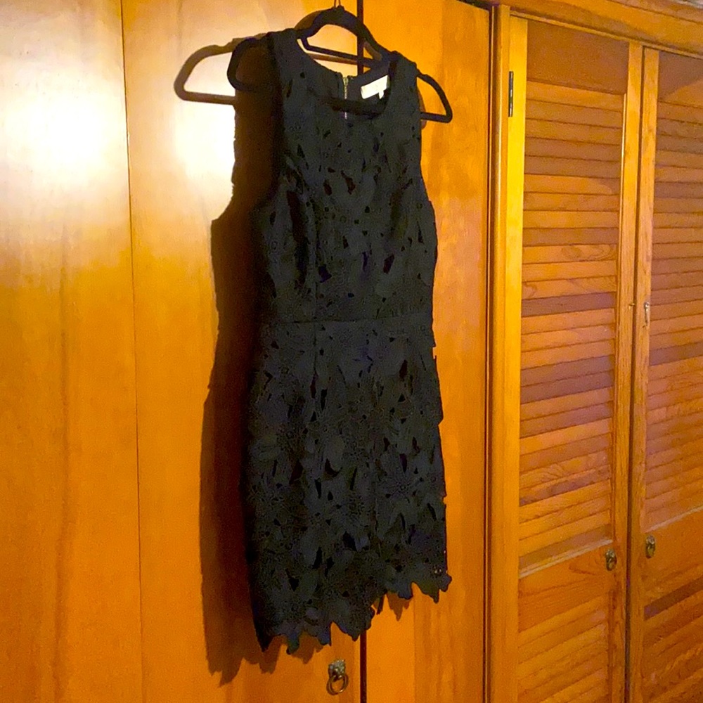 Astr Medium black lace dress